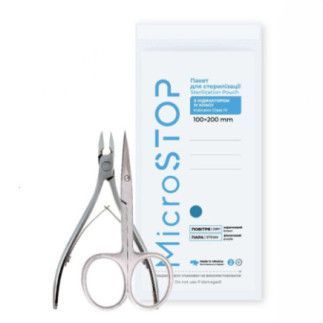 Bolsas de Esterilización para calor seco y vapor 100x200mm MicroSTOP