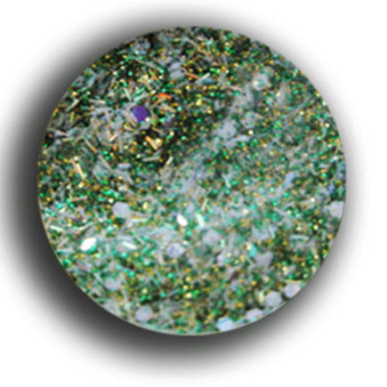 Verde Glitter Dorado Maravilla