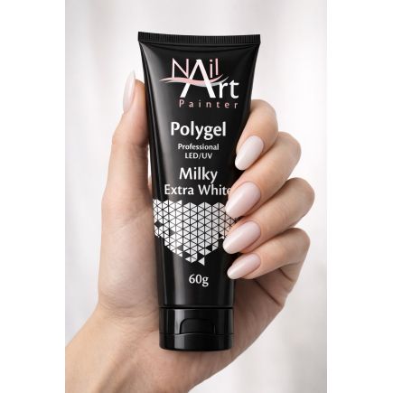 Polygel Milky Extra White 60g