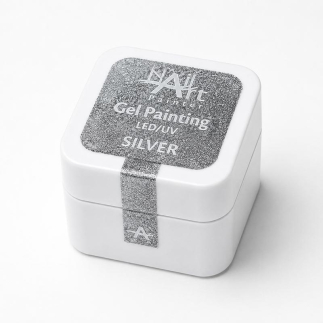 UV-Gel Painting Silver