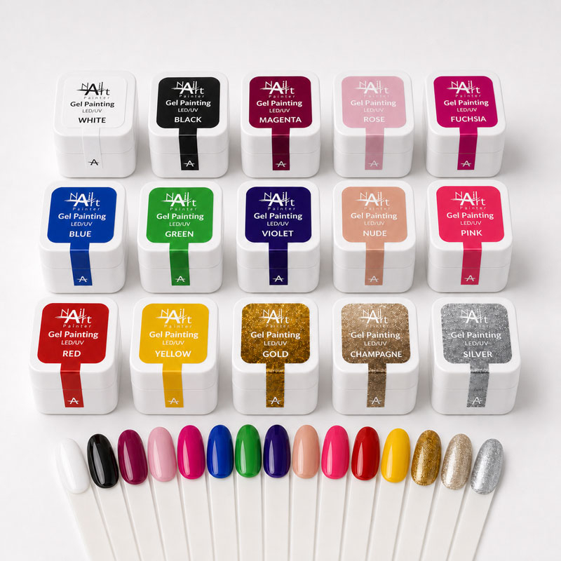 UV-Gel Painting Professional Pack - 15 Colores