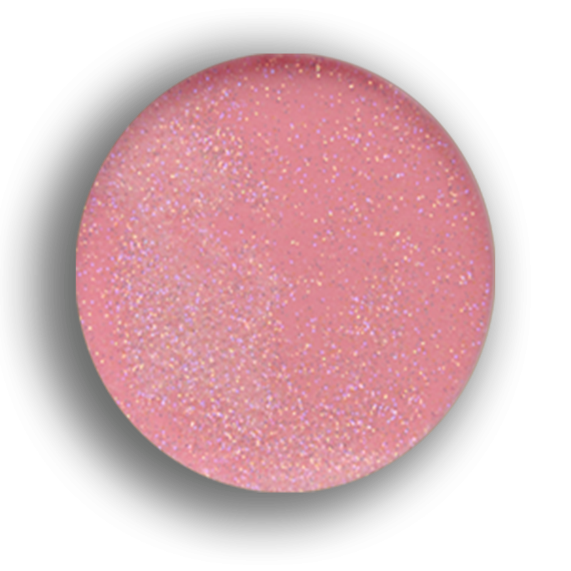 Rosa Translúcido Glitter