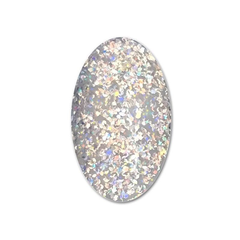 Glam Glitter 1 Holo Silver NAP LAC Glam Glitter 1 Holo Silver NAP LAC