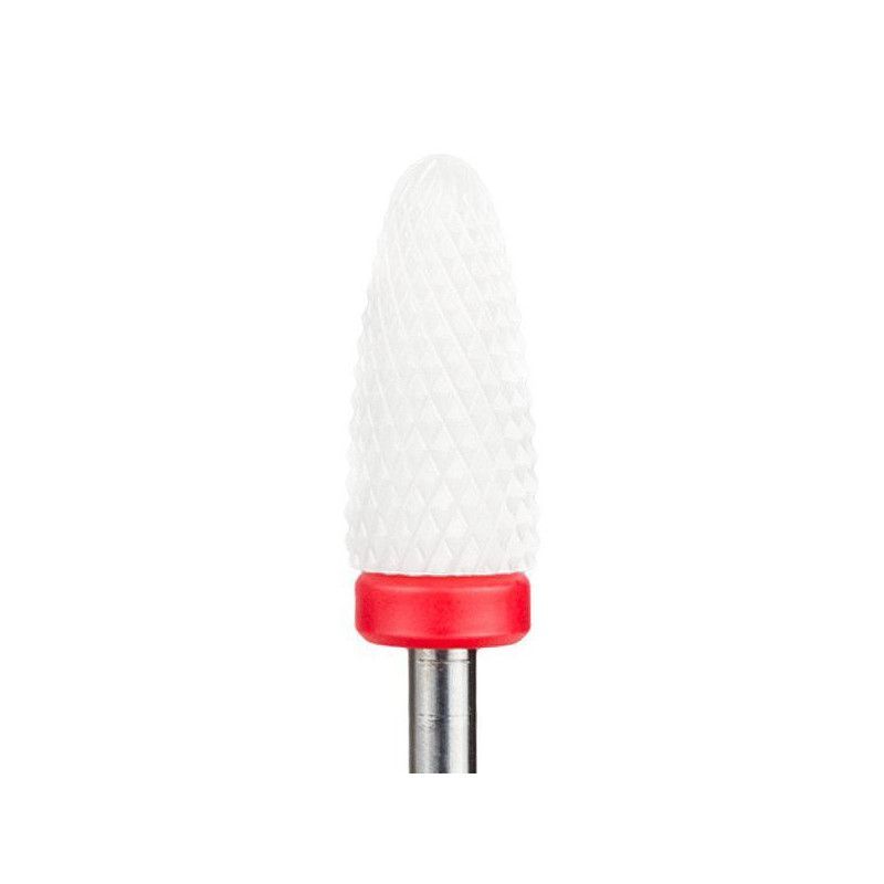 Fresa Cerámica Cónica Grano Suave Roja 3/32\" Fresa Cerámica Cónica Grano Suave Roja 3/32\"