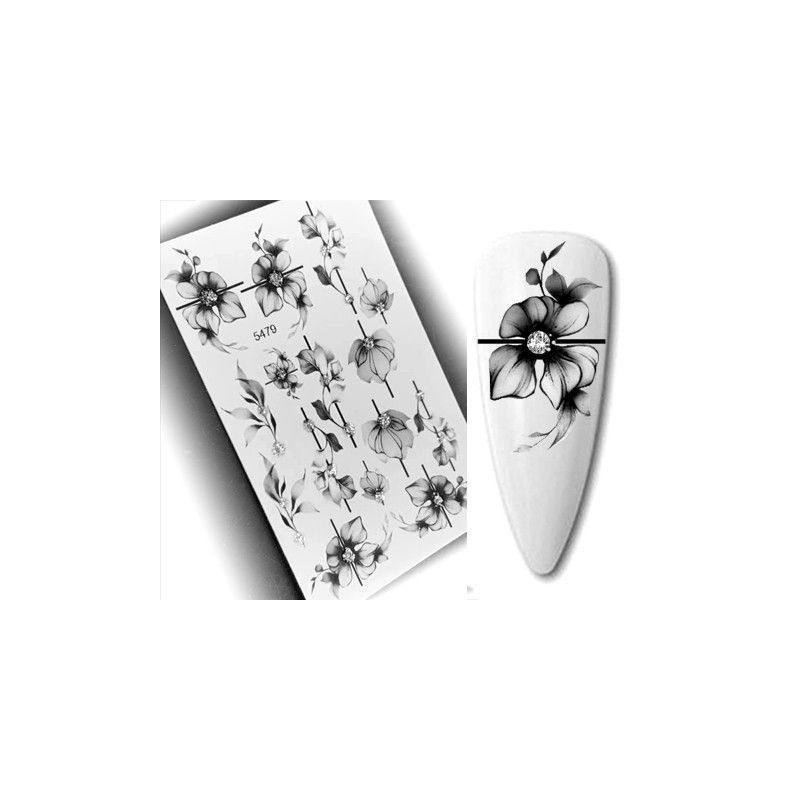 Flores Con Brillantes Plata Flores Con Brillantes Plata