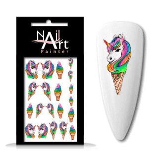 Pegatinas Al Agua Unicornios
