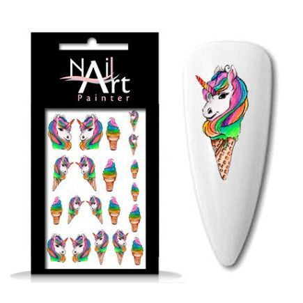 Pegatinas Al Agua Unicornios
