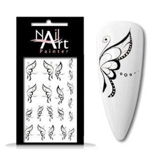 Pegatinas Al Agua Tatuajes Mariposas