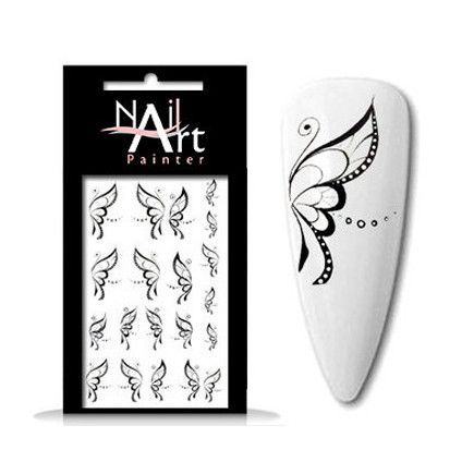 Pegatinas Al Agua Tatuajes Mariposas