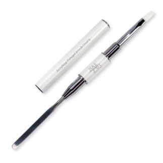 Pincel AcryNap Polygel Brush Oval 6 Con Espátula