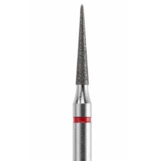 Fresa Diamante Puntiaguda Suave Roja 018