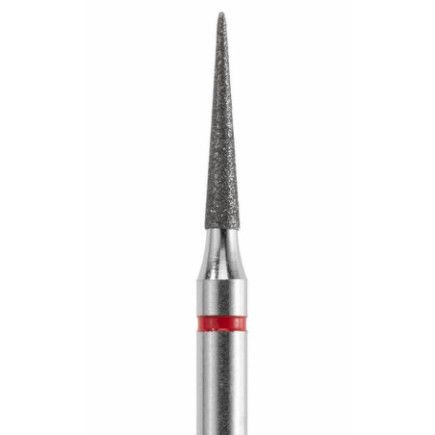 Fresa Diamante Puntiaguda Suave Roja 018