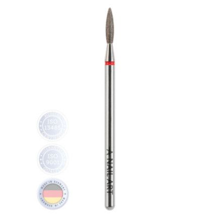 Fresa Diamante Llama Suave Roja 021