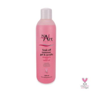 Soak Off Remover Strawberry con Aceite de Ricino y Aroma a Fresa