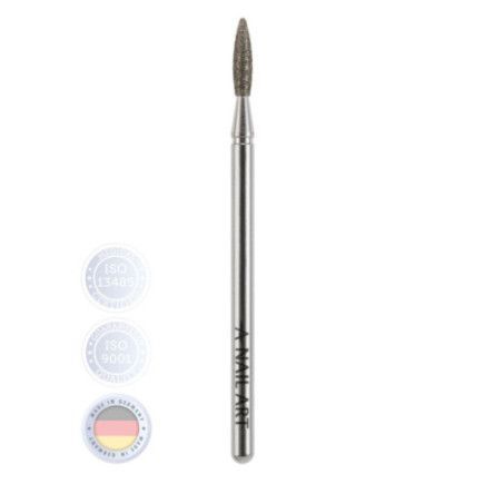 Fresa Diamante Llama Medio Azul 021