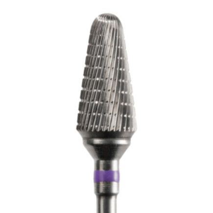 Fresa Carburo Tungsteno Cono Muy Suave Lila 070